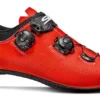 Sidi Genius 10 Road Shoe Black/Red Fluo