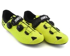Sidi Genius 10 Road Shoes (Black/Flo Yellow) (42) -Sidi Shop srs gnx bkfy 420 3