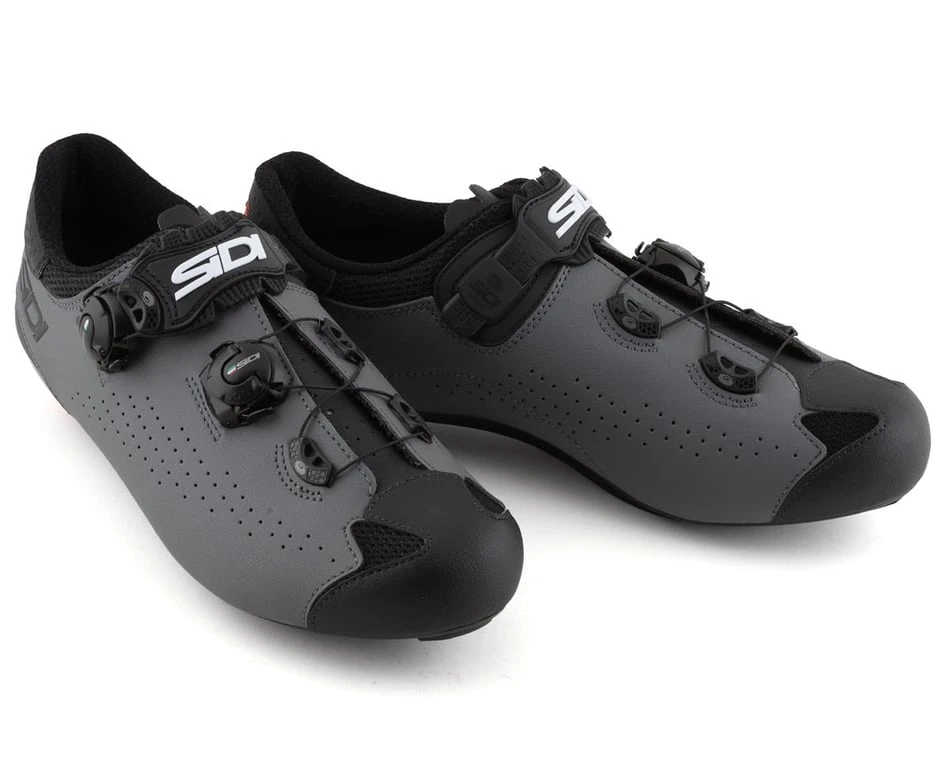 Sidi Genius 10 Mega Road Shoes (Black/Grey) (43.5) (Wide) Sidi Genius 10 Mega Road Shoes (Black/Grey) (43.5) (Wide) -Sidi Shop srs gxm bkgy 435 4